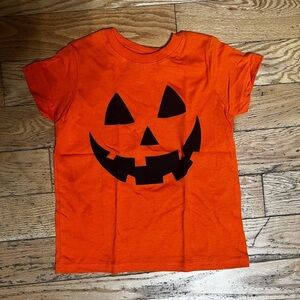 Pumpkin Halloween Kids Short Sleeve T-shirt NWT